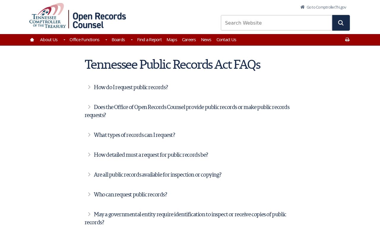 Putnam County active warrant public-record request and inspection rules